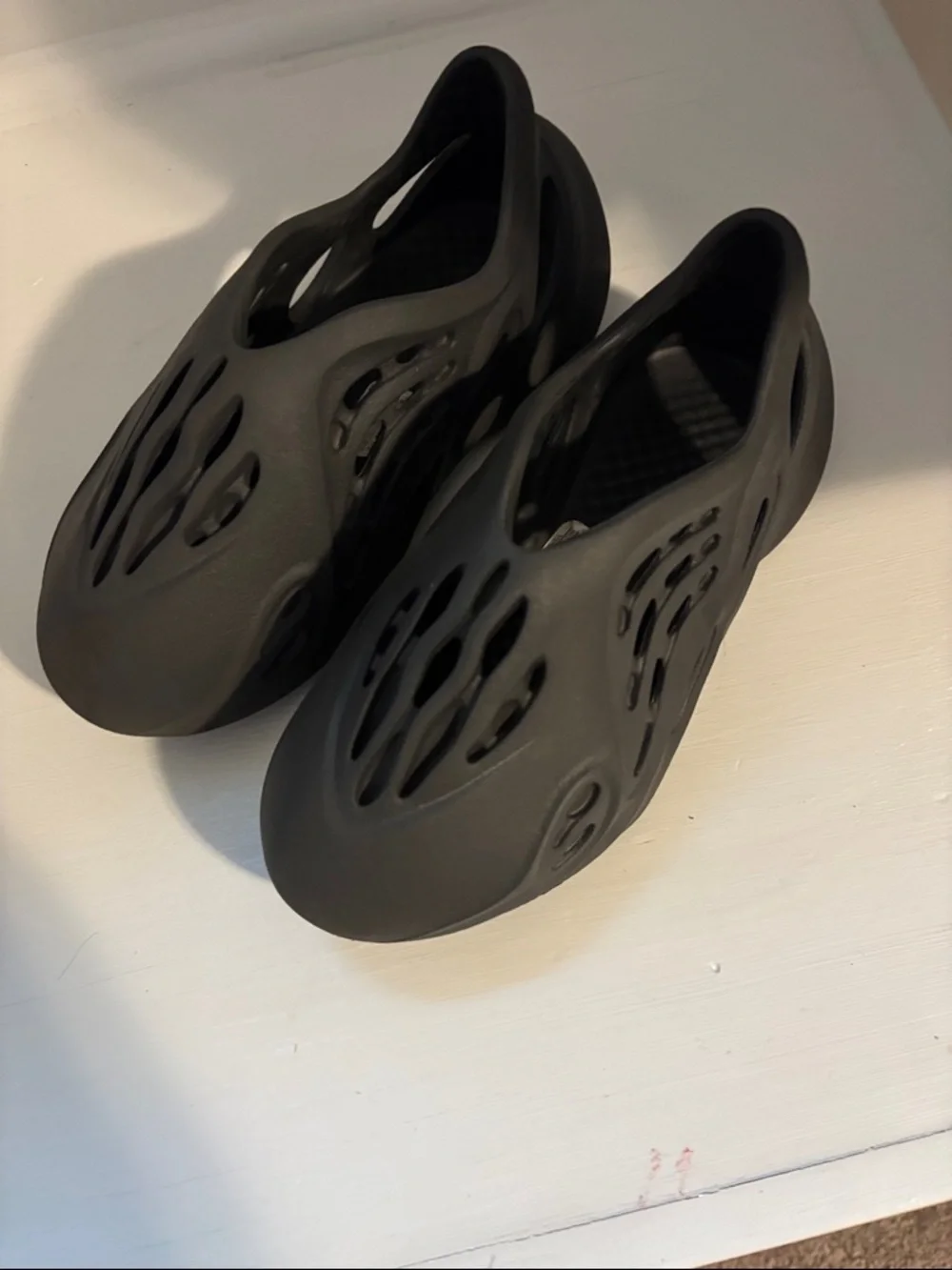 Yeezy Kids Black Foam Sandal Slip-On